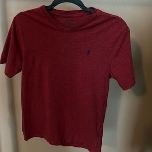 Polo boys sz 14/16 v neck tee shirt